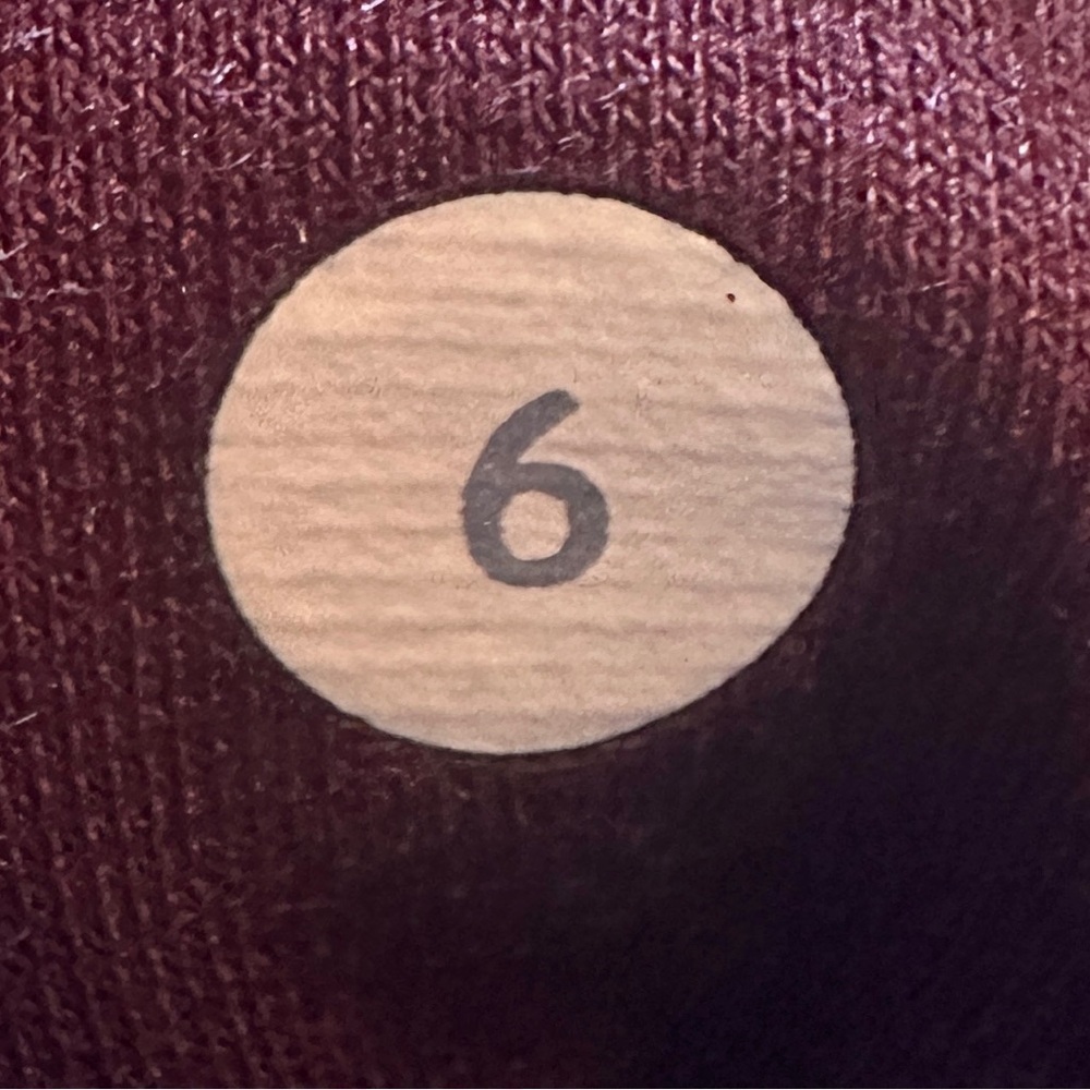 Lululemon Wunder Under Shine on 21” crop- wild berry rumble Bordeaux - Picture 10 of 10